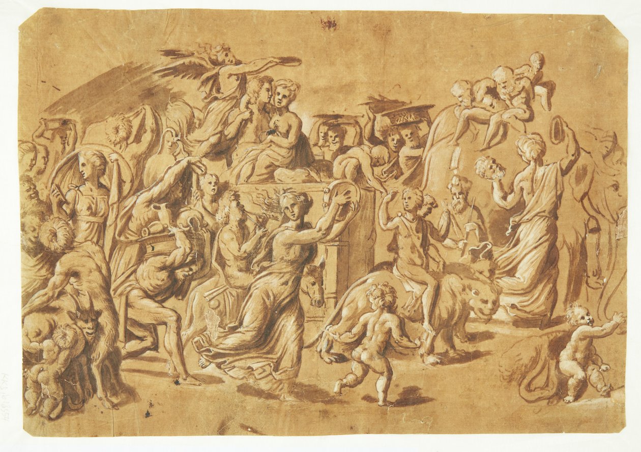 Bacchuksen voitto tekijältä Rosso Fiorentino