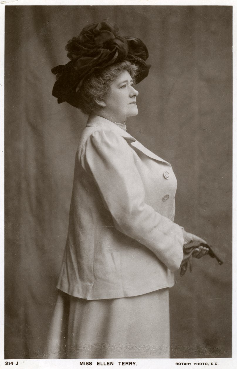Ellen Terry, brittiläinen näyttelijä, 1900-luku. tekijältä Rotary Photo