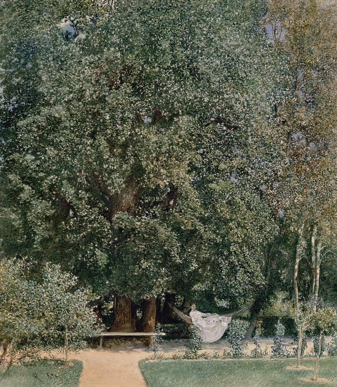 Des del parc balneari de Teplizfinnish tekijältä Rudolf von Alt