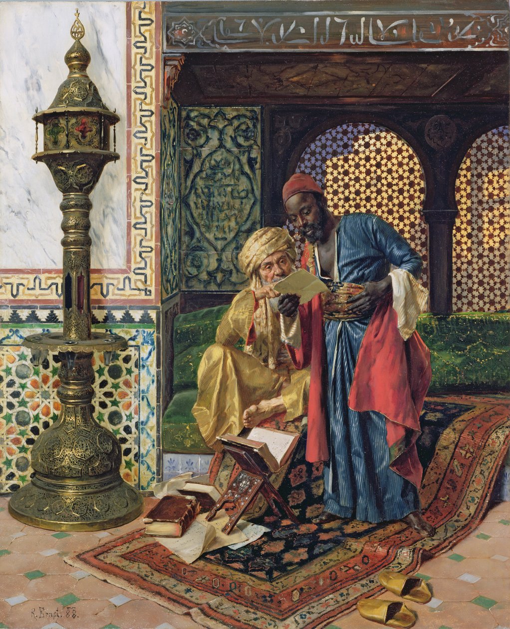 Kirje, 1888 tekijältä Rudolphe Ernst
