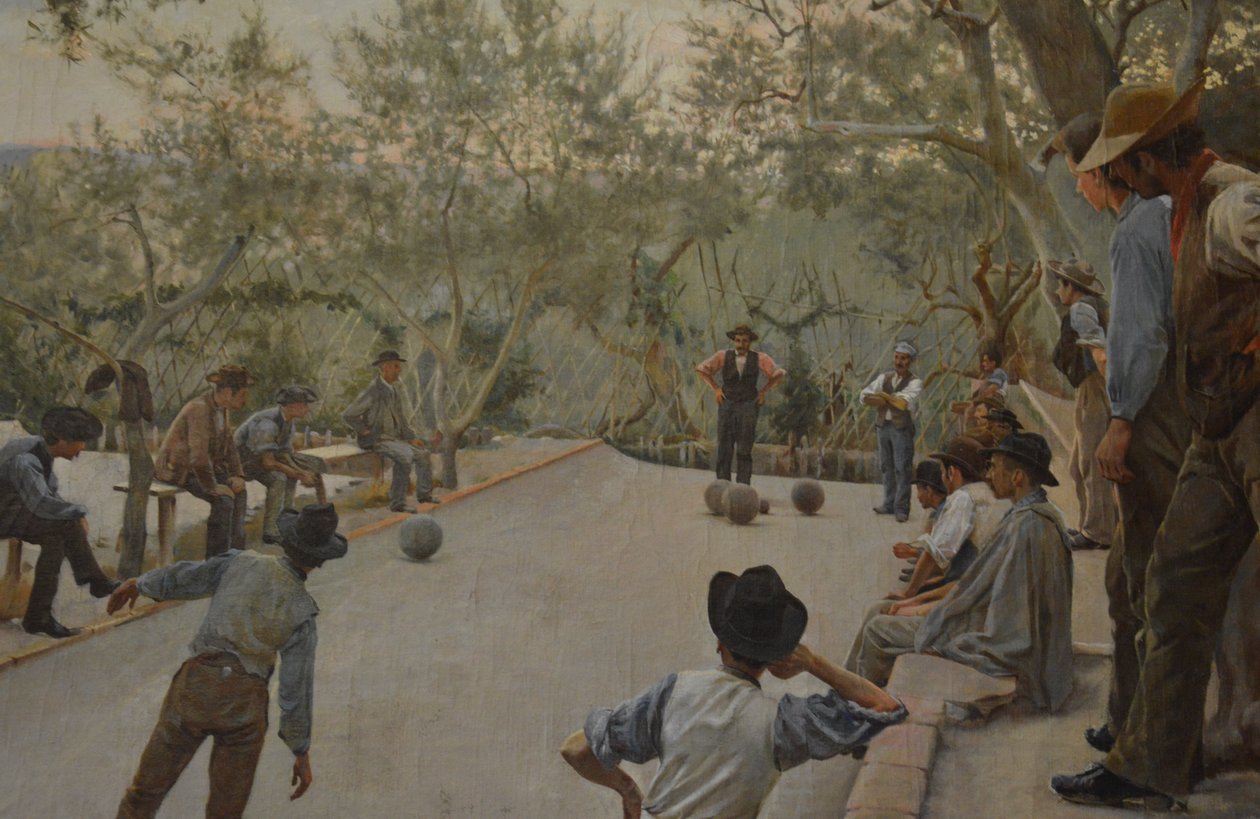 Il Gioco delle Bocce (yksityiskohta) tekijältä Ruggero Focardi
