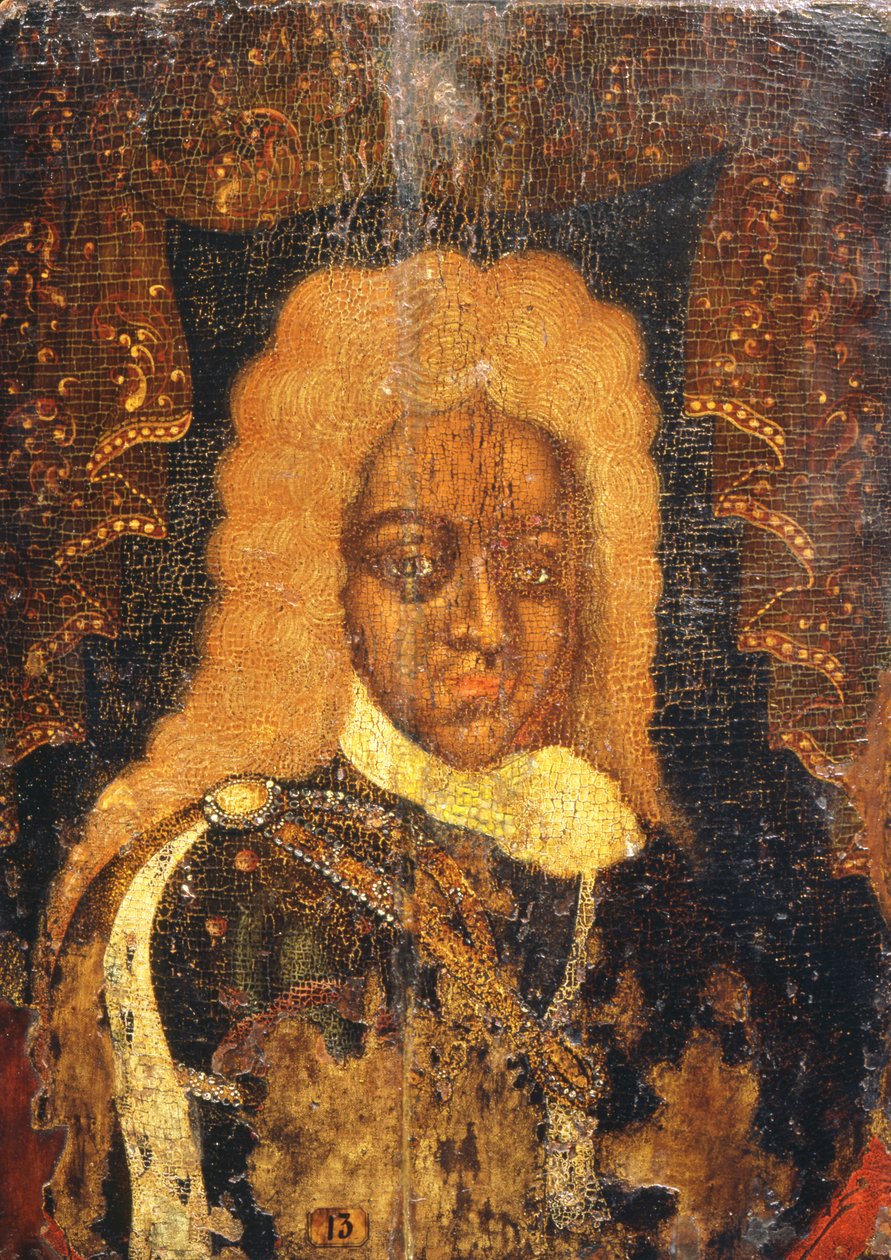 Tsaari Aleksei I:n muotokuva (1629-76) tekijältä Russian School