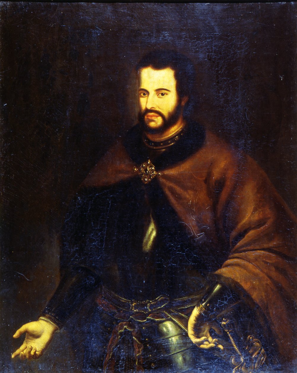 Muotokuva tsaari Ivan V Aleksejevitšistä (1666-96) tekijältä Russian School