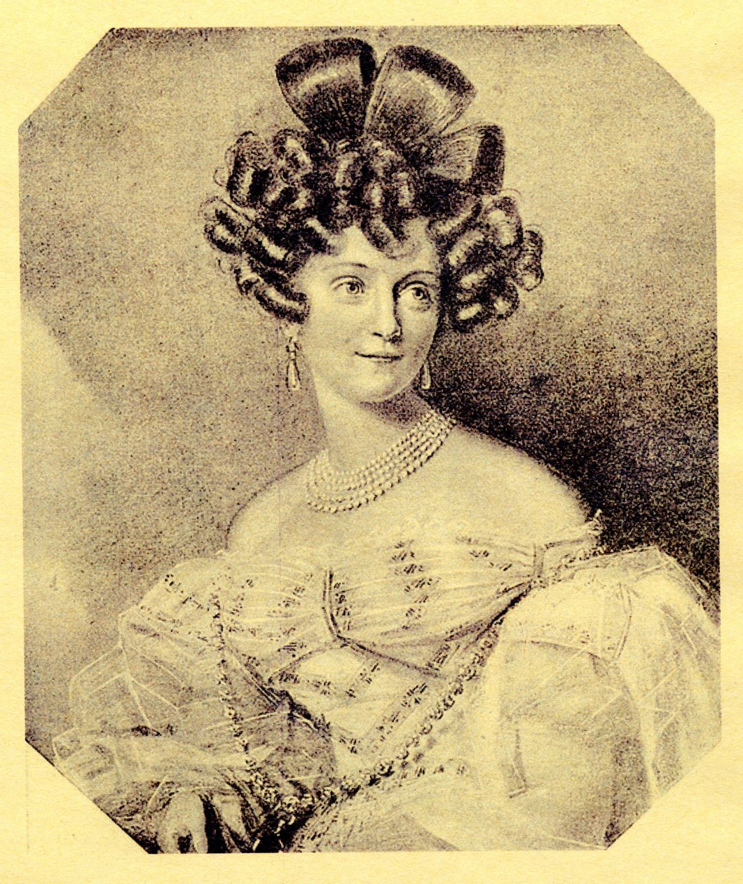 Prinsessa Carolyne zu Sayn-Wittgenstein, n. 1840 tekijältä Russian School
