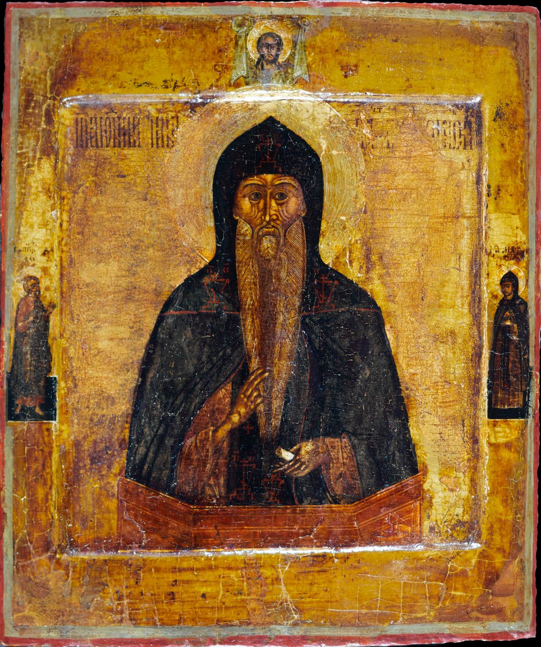 Pereyaslavlin kunniakas Nikita Stylites. tekijältä Russian icon.