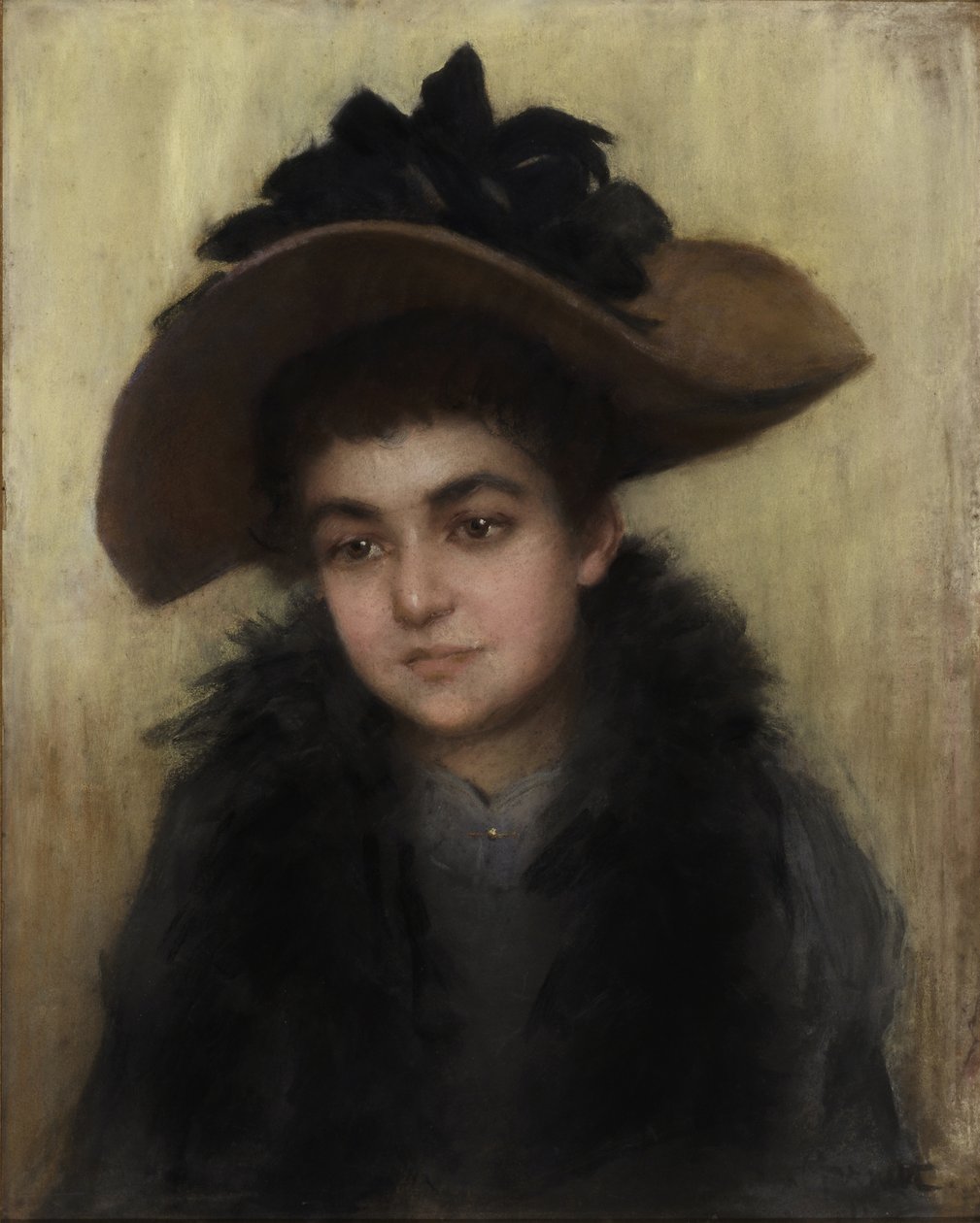 Miss Violet Armstrong, noin 1910 (pastelli). tekijältä Ruth Garrett