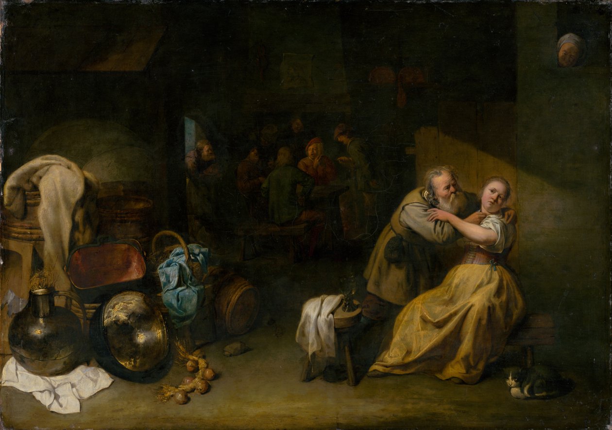 Tavernakohtaus, 1652. tekijältä Ryckaert