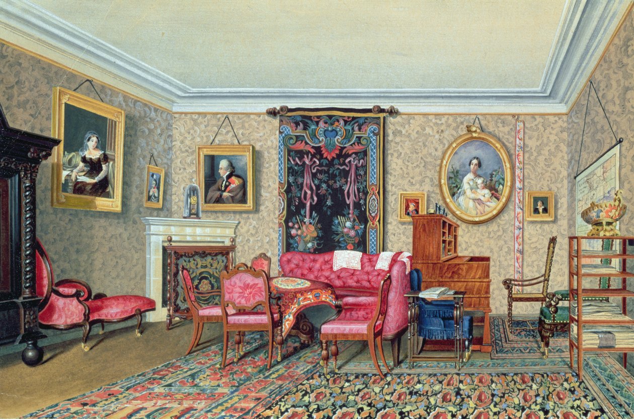 Sisustus Pavlinossa, 1840-luku tekijältä S. Sollogub