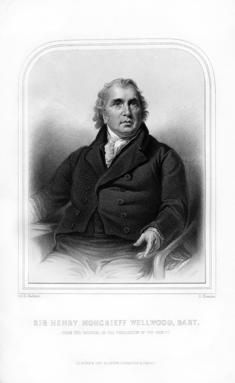 Sir Henry Moncrieff Wellwood, skotlantilainen pappi, 1870. tekijältä S. Freeman