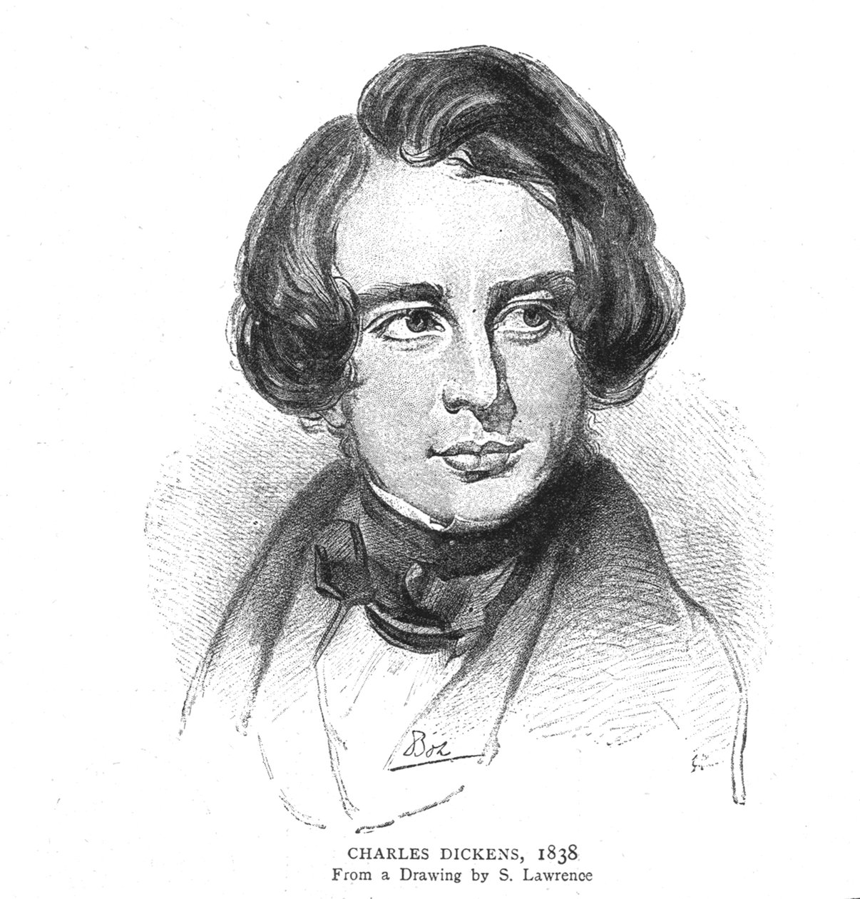Charles Dickens, 1838 tekijältä S. Lawrence