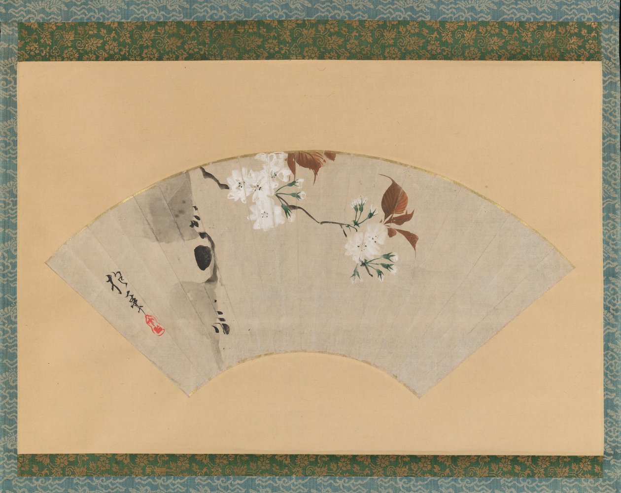 Kirsikankukat, 1700-luku. tekijältä Sakai Hoitsu