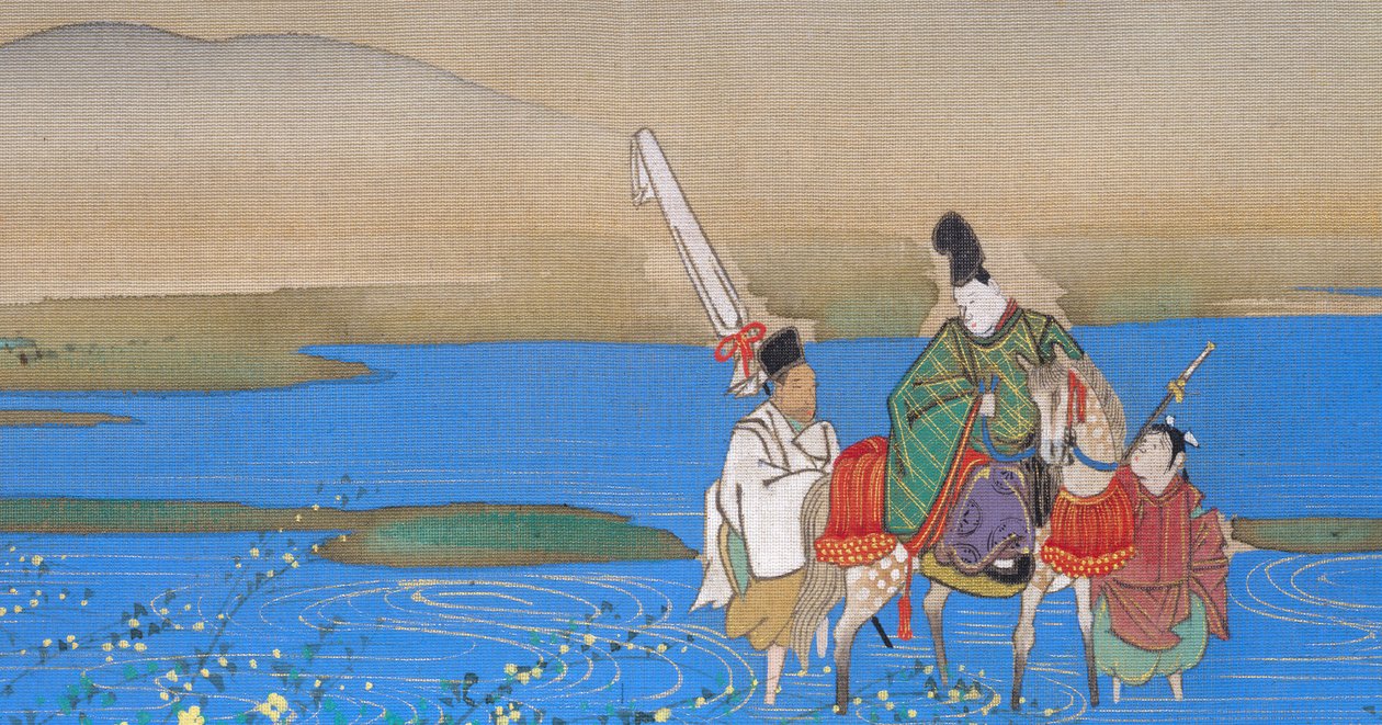 Six Jewel Rivers Mu-Tamagawa, n. 1839. tekijältä Sakai Oho