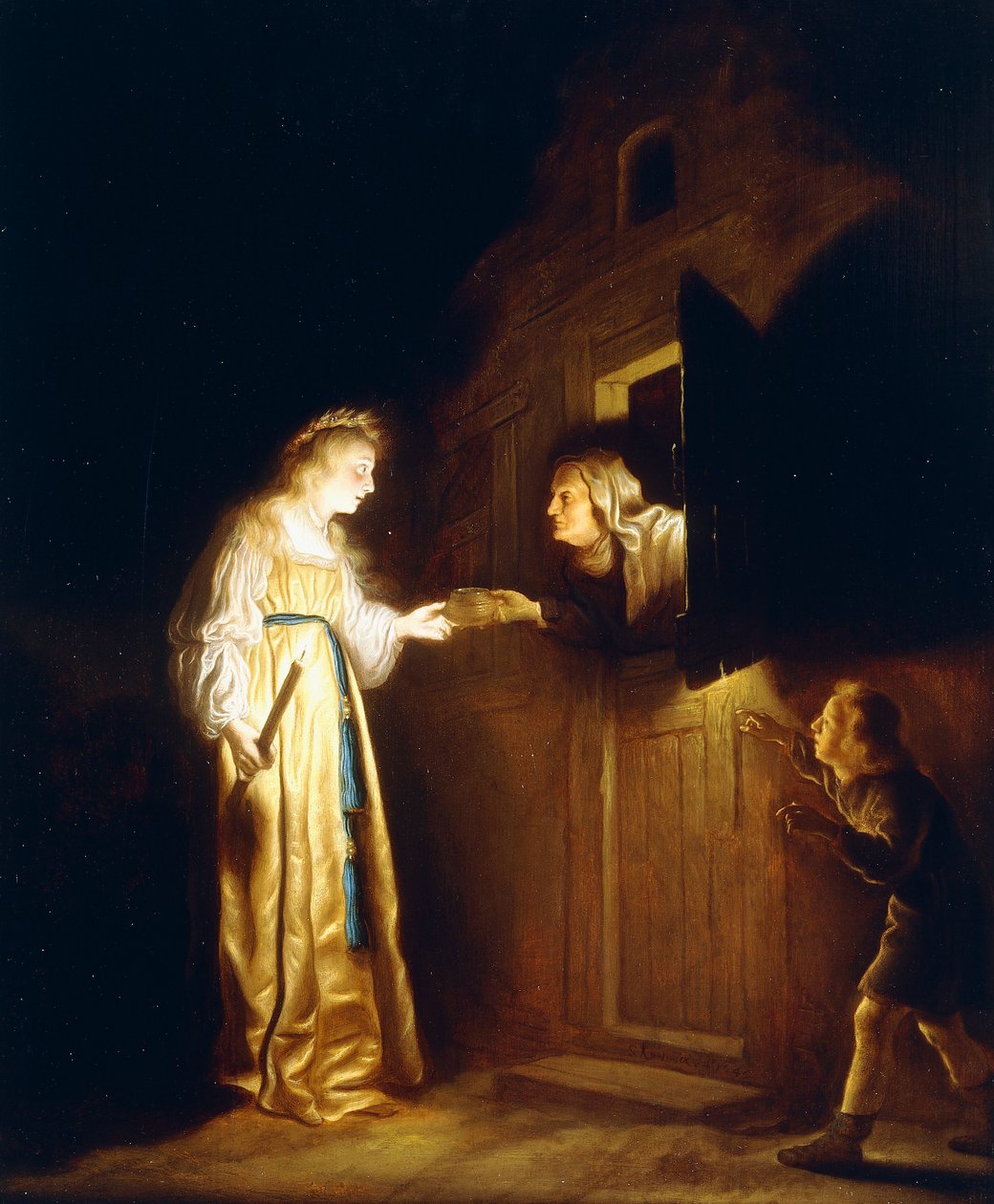 Ceresin pilkkaaminen, 1645 tekijältä Salomon Koninck