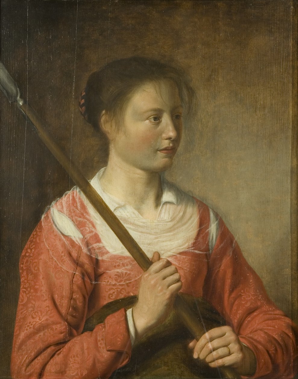 Paimentar, n. 1625 (öljy paneelille) tekijältä Salomon de Bray