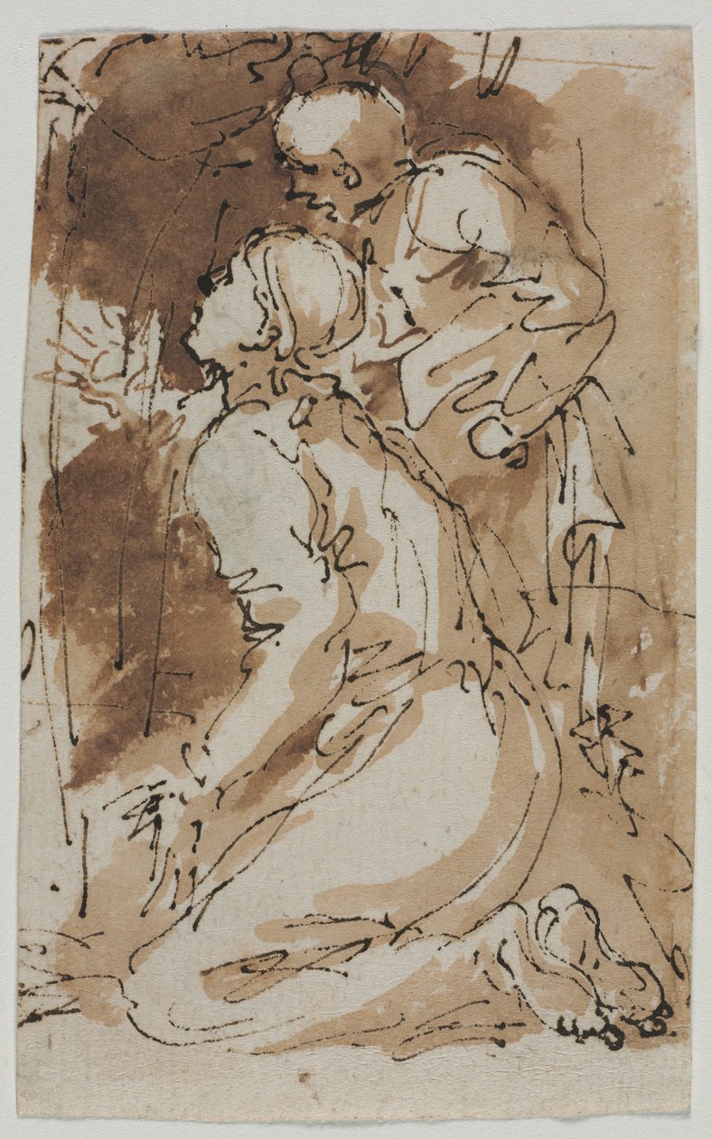 Figuuritutkimukset, c. 1640-1649. tekijältä Salvator Rosa