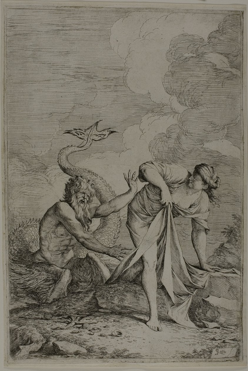 Glaucus ja Scylla tekijältä Salvator Rosa