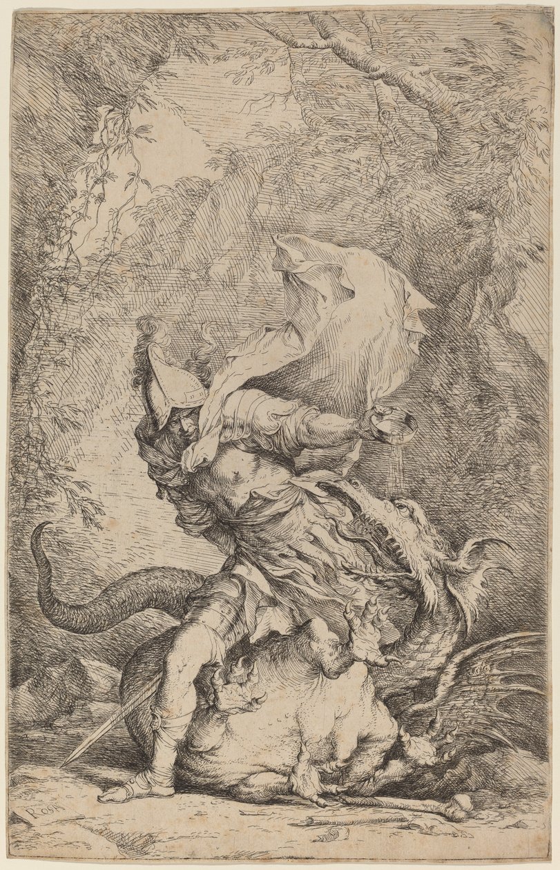 Jason ja lohikäärme tekijältä Salvator Rosa