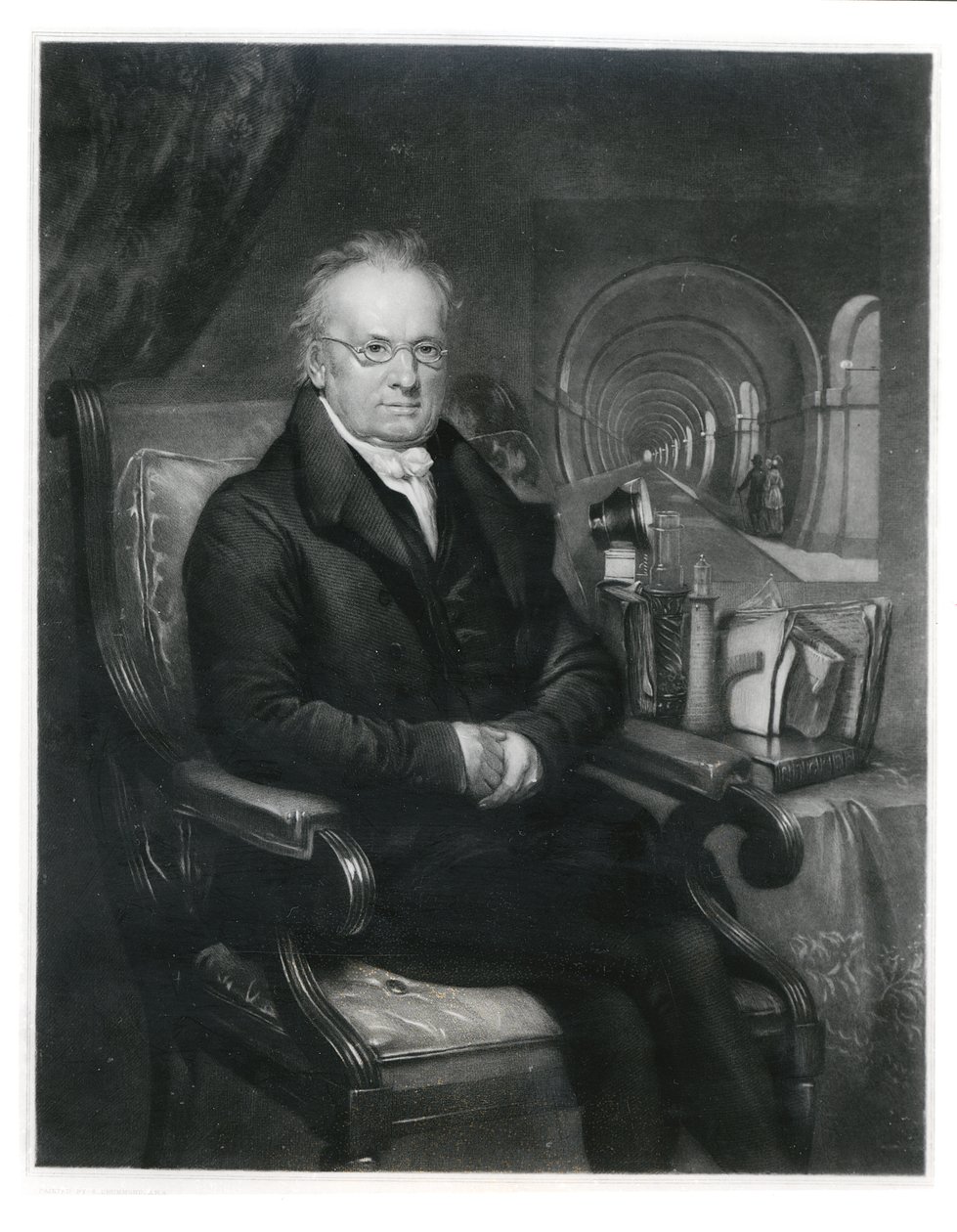 Sir Mark Isambard Brunel (1769-1849) noin 1835 tekijältä Samuel Drummond