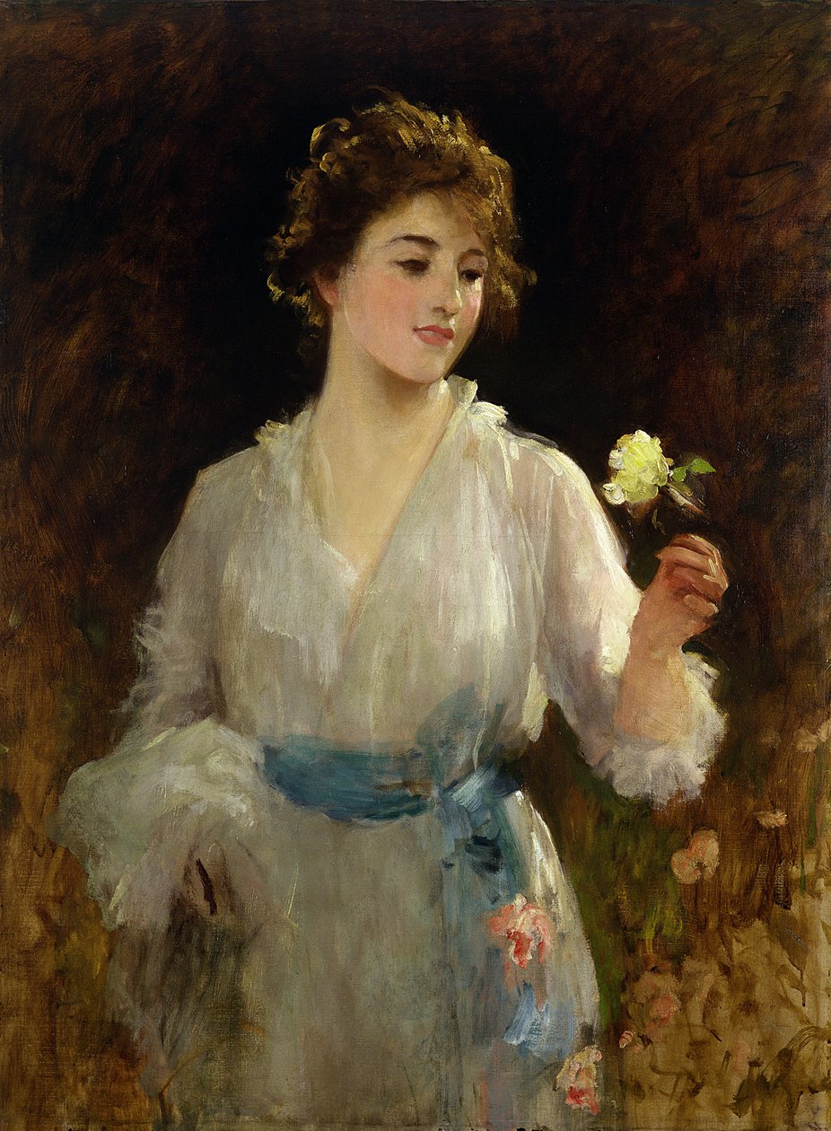 Keltainen ruusu tekijältä Samuel Luke Fildes