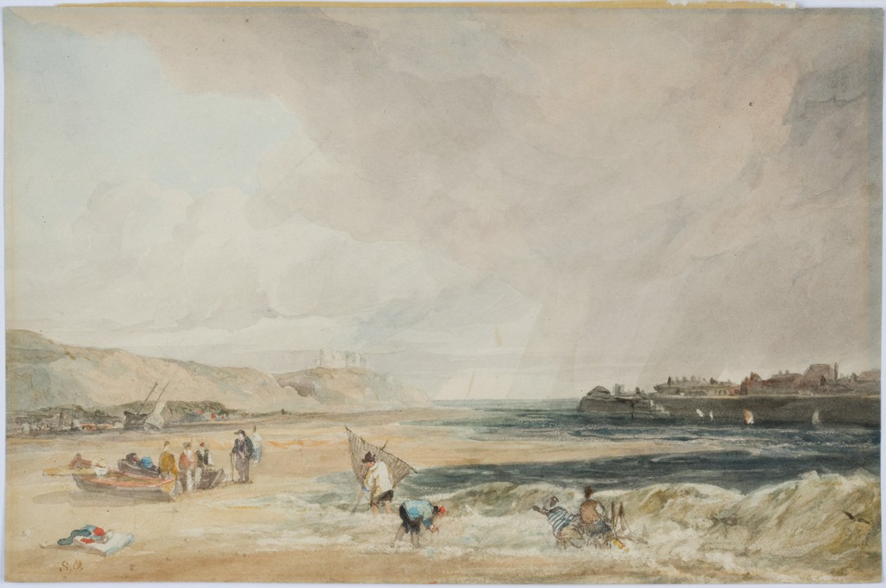 Whitby Castle (kynä ja wc paperilla) tekijältä Samuel Owen