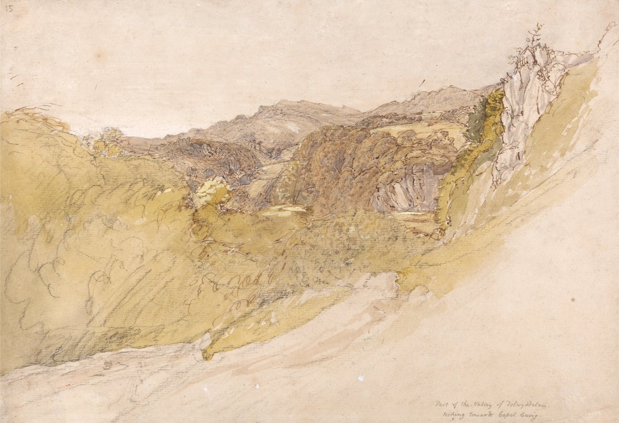 Dolwyddelanin laakso tekijältä Samuel Palmer