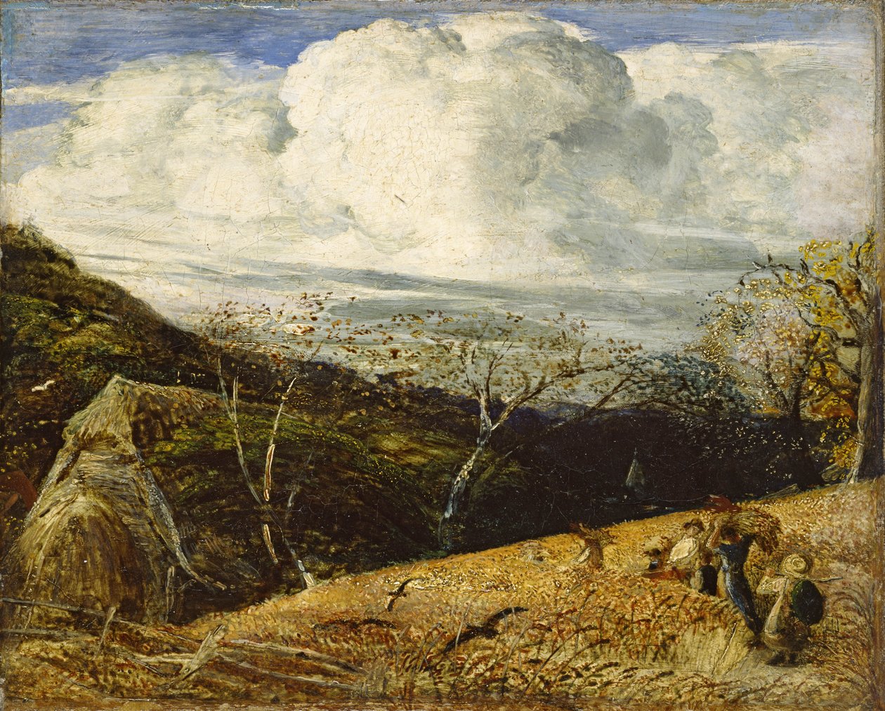 Valkoinen pilvi, noin 1833-34 tekijältä Samuel Palmer
