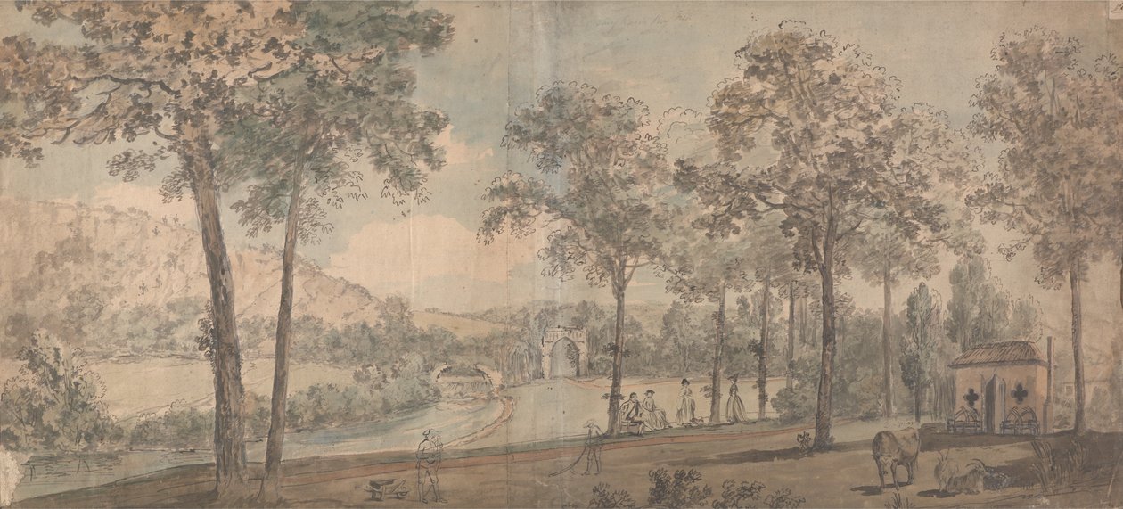 Herra Vaughans, Boys Hill, Dorset. tekijältä Samuel Scott
