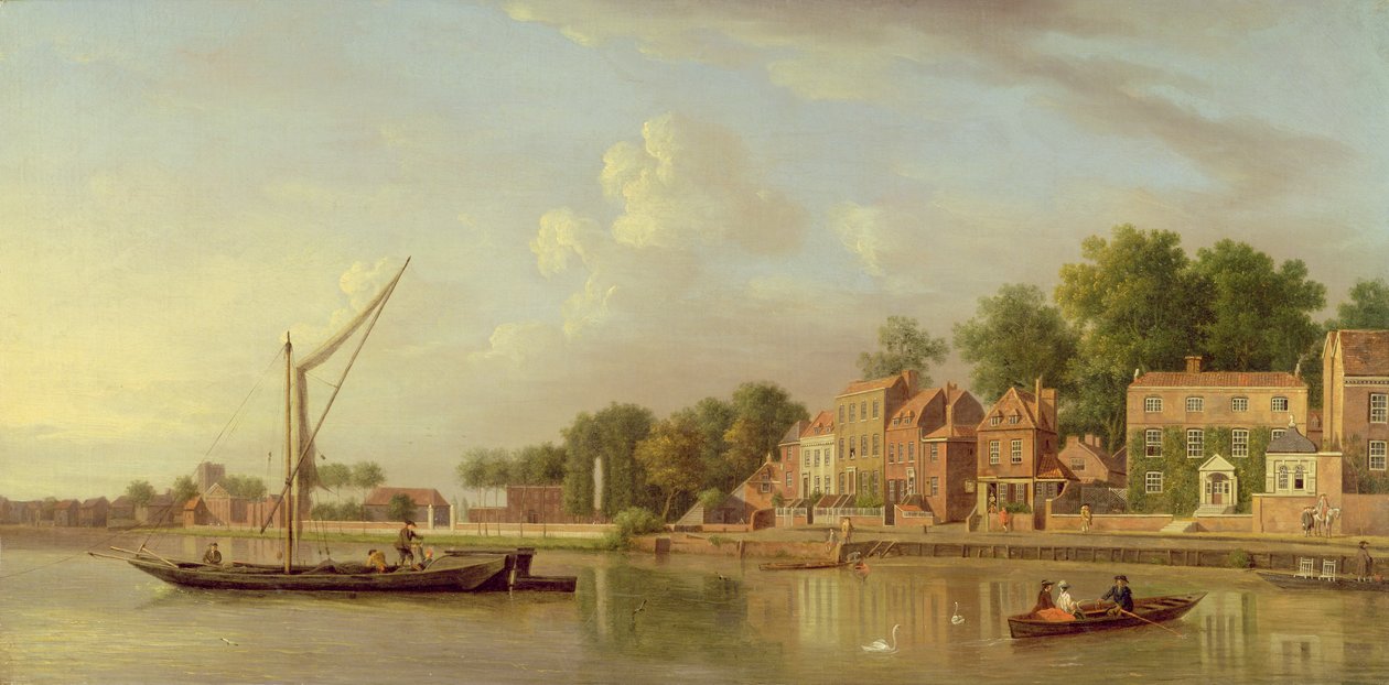 Thames Twickenhamissa, noin 1760 tekijältä Samuel Scott