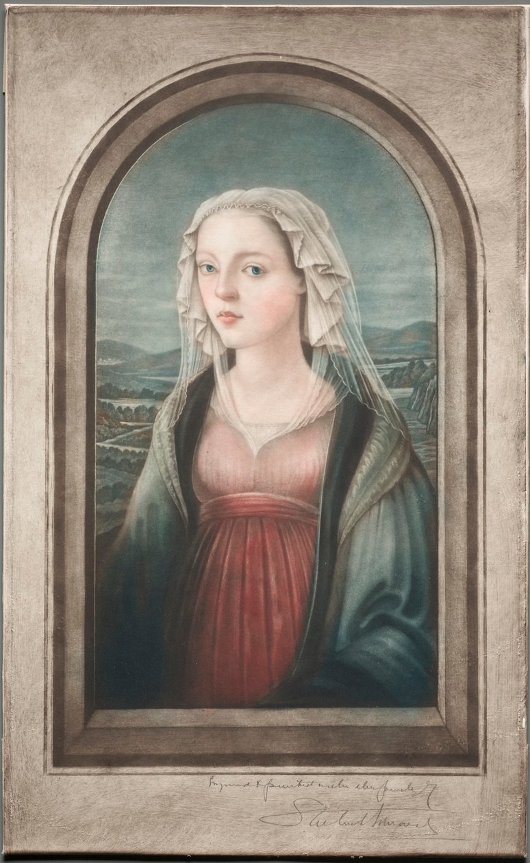 Madonna, 1800-1900-luku. tekijältä Samuel Arlent Edwards