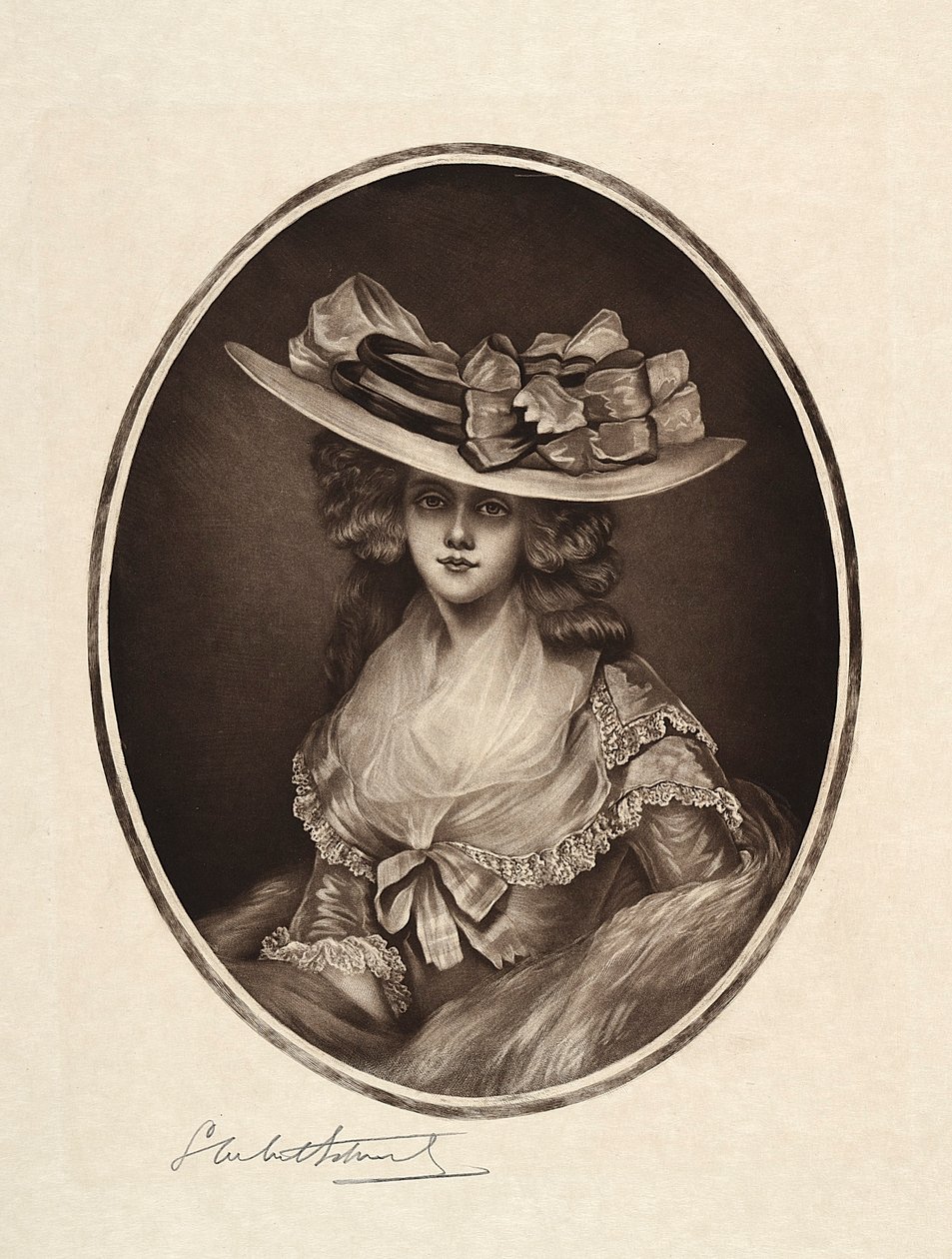 Rouva Benwell, 1800-1900-luku. tekijältä Samuel Arlent Edwards
