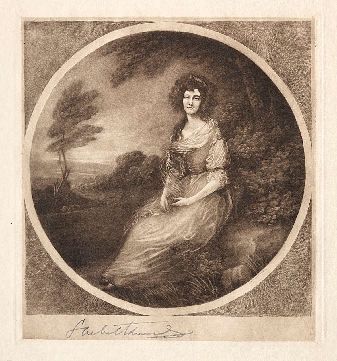 Rouva Sheridan, 1800-1900-luku. tekijältä Samuel Arlent Edwards
