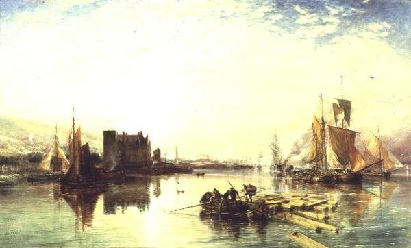 Port Glasgow, ilta tekijältä Samuel Bough
