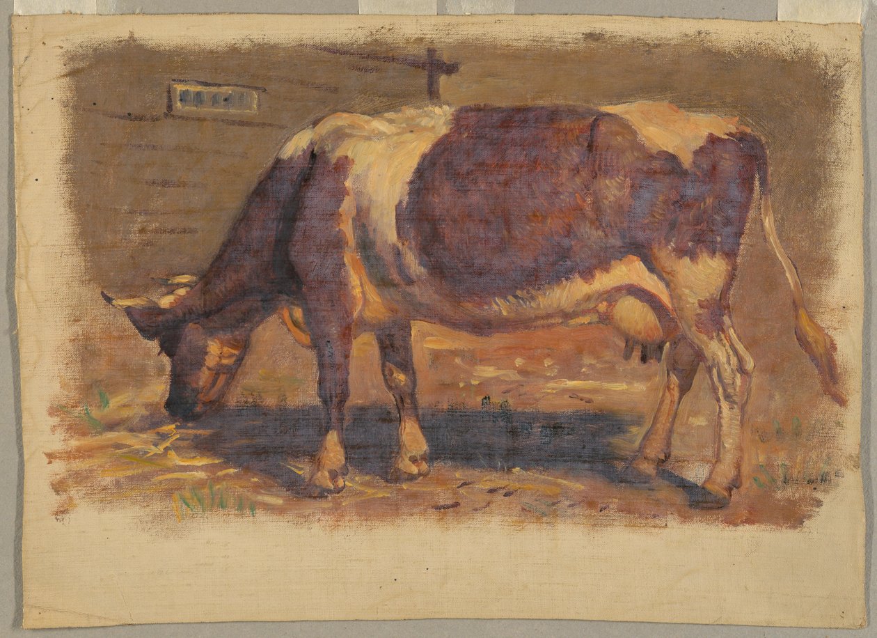 Maalaus, Tutkimukset. Lehmät, elokuu 1876 tekijältä Samuel Colman