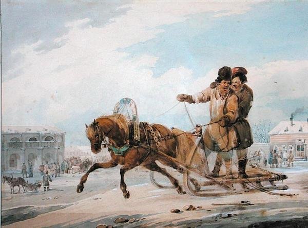 venäläinen reki tekijältä Samuel Colman