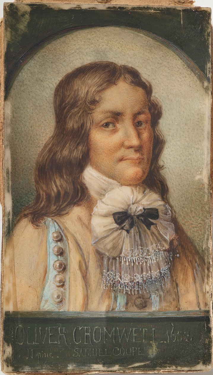 Oliver Cromwellin muotokuva 1599-1658, 1653. tekijältä Samuel Cooper