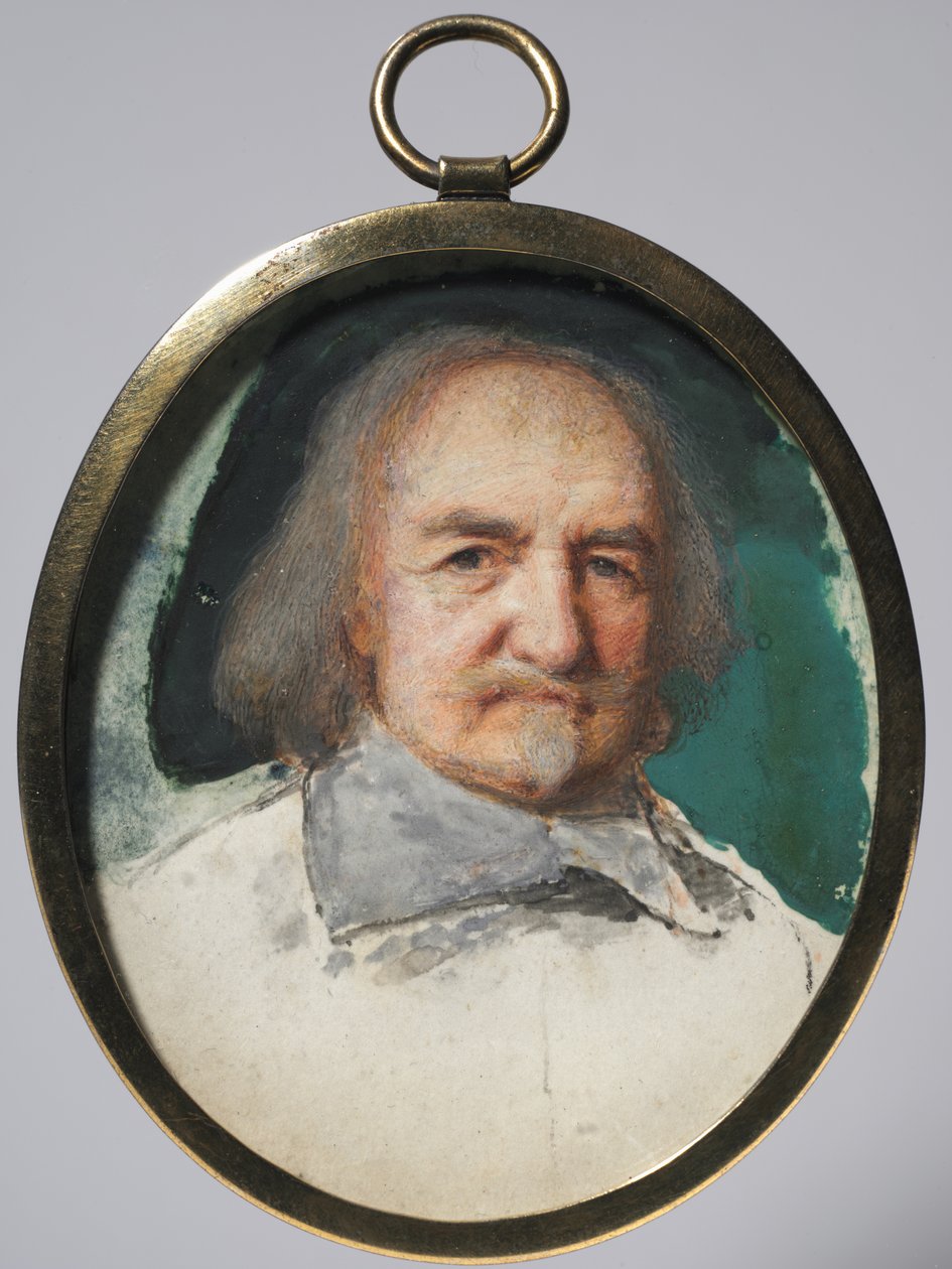Muotokuva Thomas Hobbesista, n. 1660. tekijältä Samuel Cooper