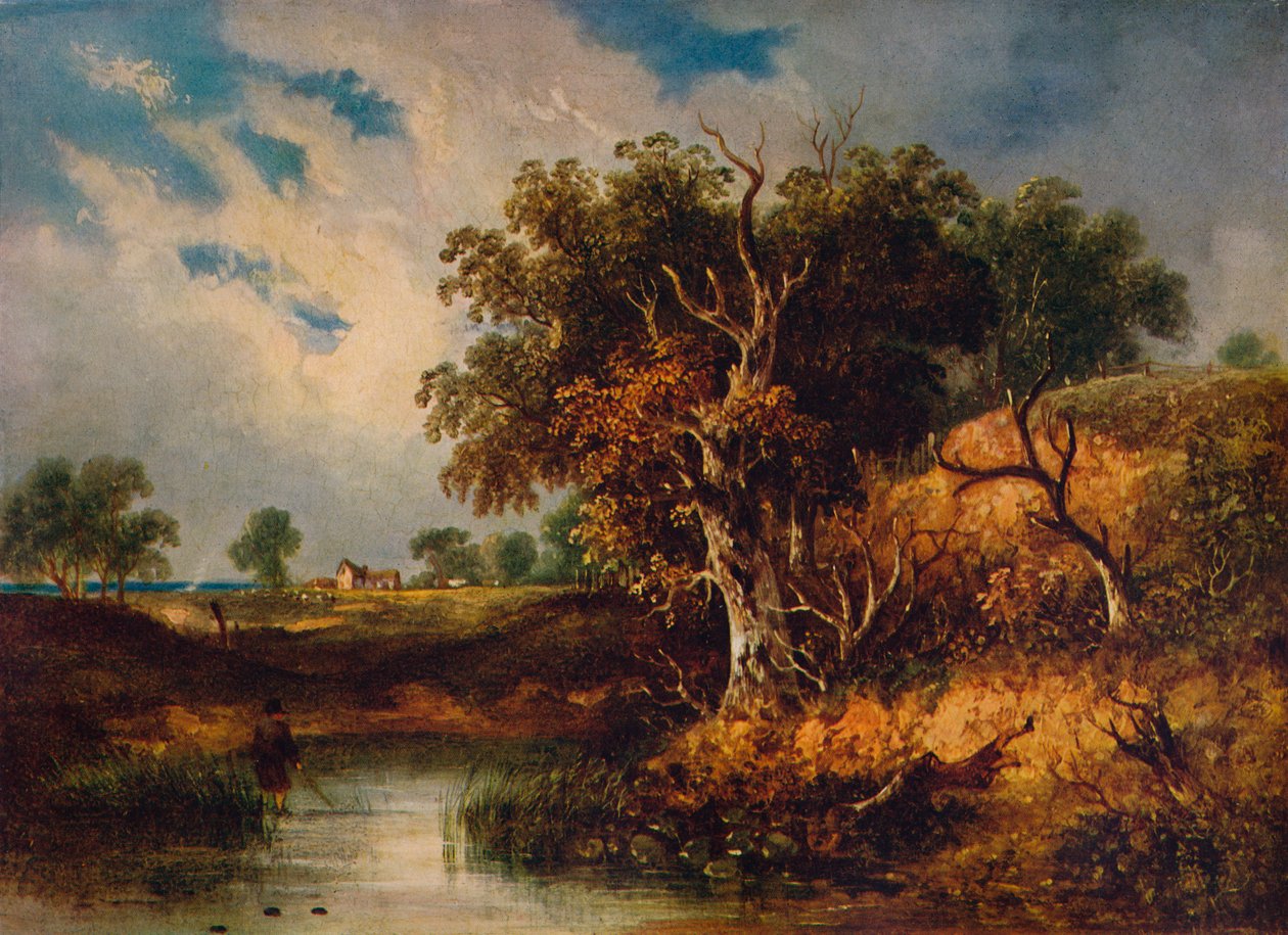 Maisema, 1855 tekijältä Samuel David Colkett