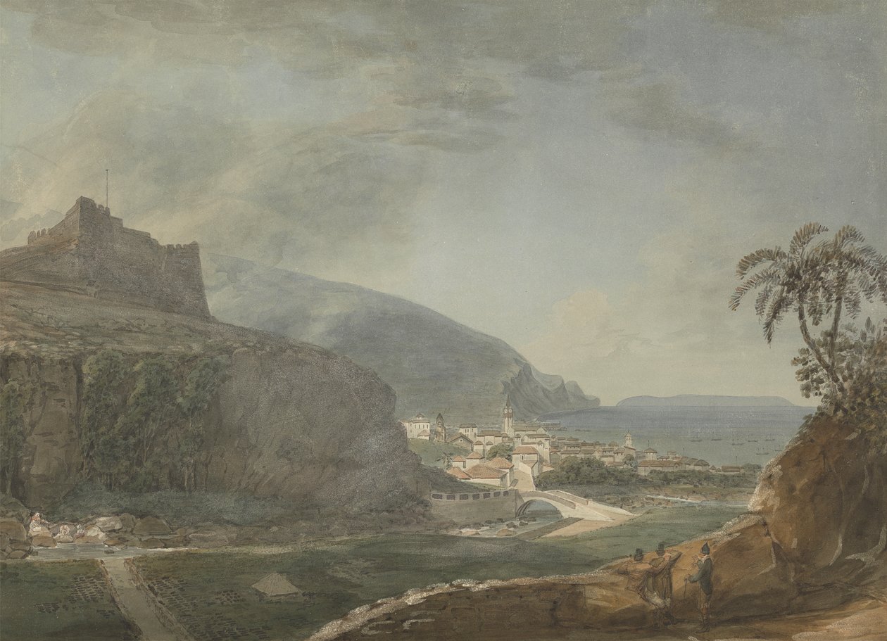 Funchalin linna Del Oiso (?), Madeira tekijältä Samuel Davis