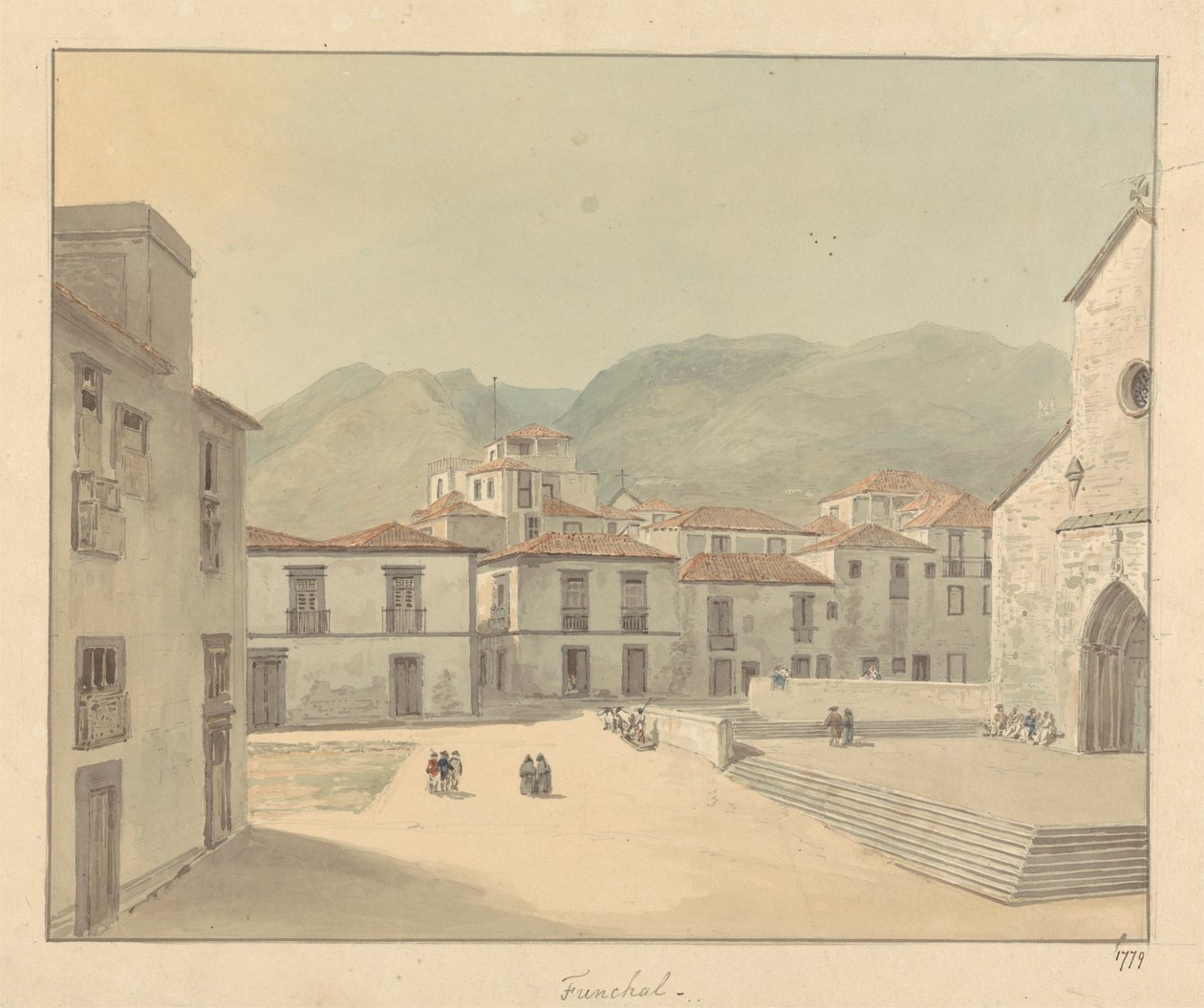 Funchal, Madeira: aukio ja kirkko tekijältä Samuel Davis
