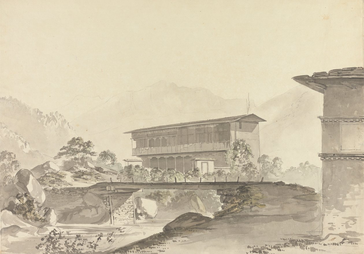 Lähellä Tassisudonia [Tashicho Dzong] tekijältä Samuel Davis