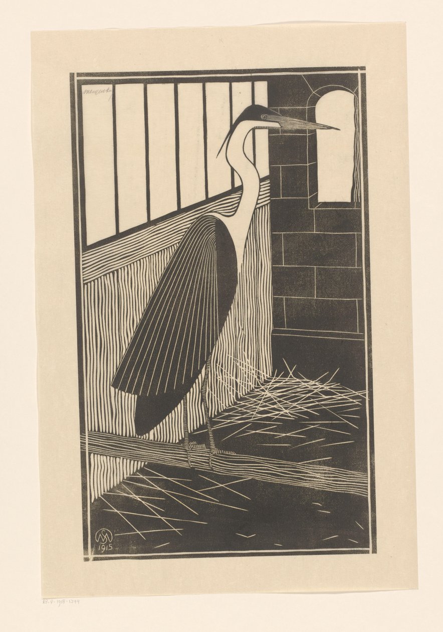 suuri haikara tekijältä Samuel Jessurun de Mesquita (signed by artist)