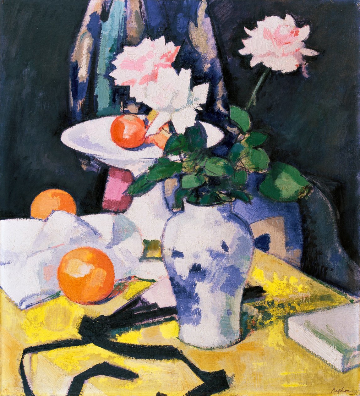 Ruusut ja appelsiinit tekijältä Samuel John Peploe