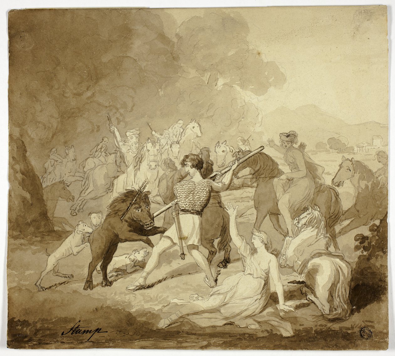 Kohtaus elokuvasta Cymbeline tekijältä Samuel John Stump