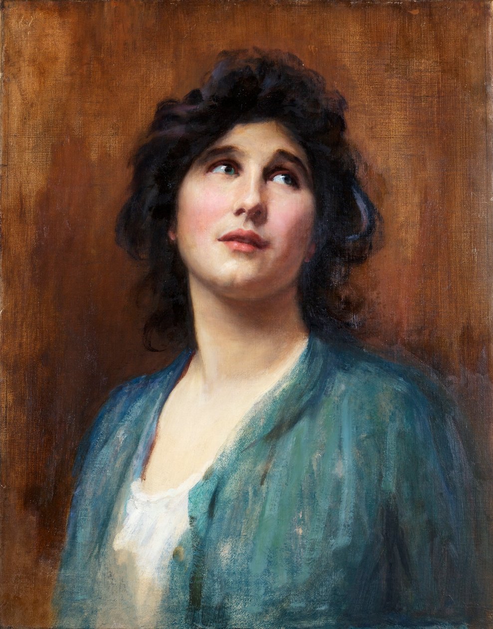 Adoration (öljy kankaalle) tekijältä Samuel Luke Fildes