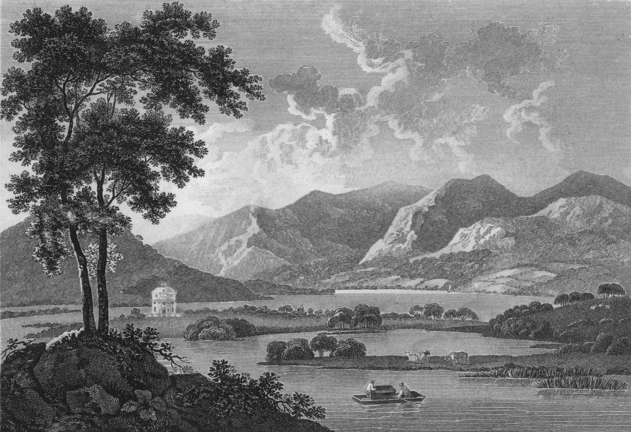 "Winnandermere - Lake", 1784. tekijältä Samuel Middiman