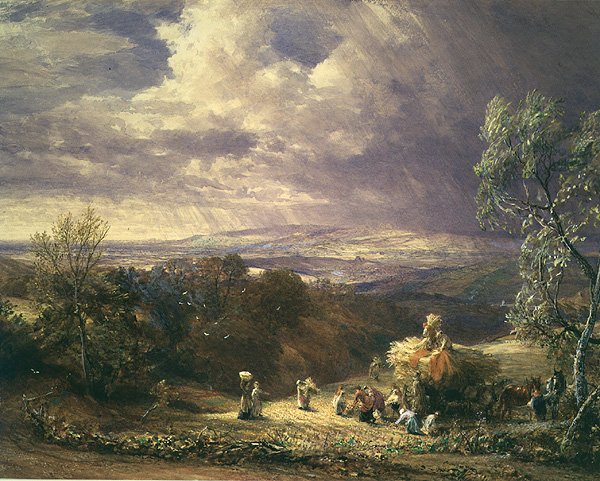 Sadonkorjuu (guassi) tekijältä Samuel Palmer