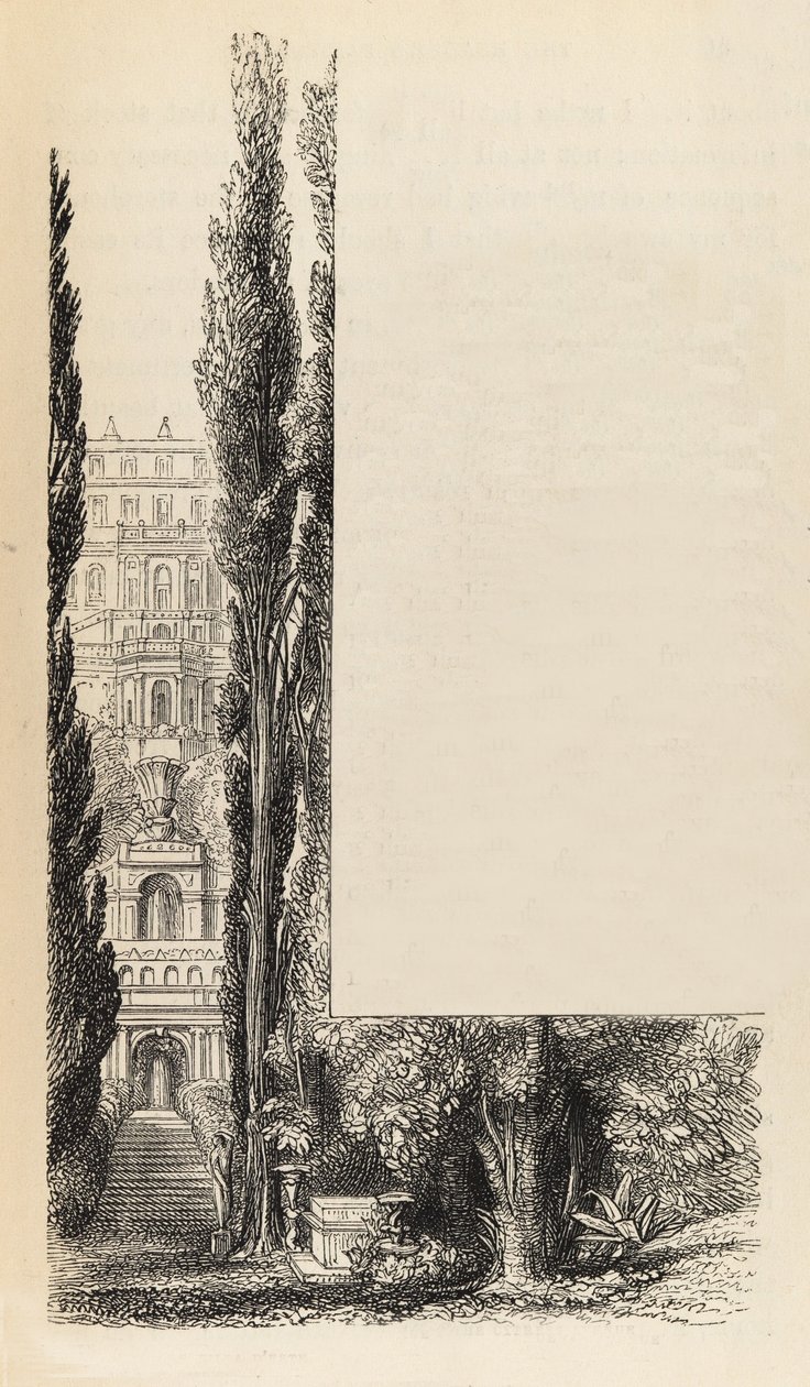 Kuvia Italiasta, 1846. tekijältä Samuel Palmer