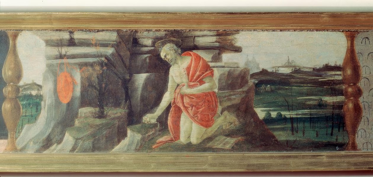 Der Heilige Hieronymus als Büßer tekijältä Sandro Botticelli
