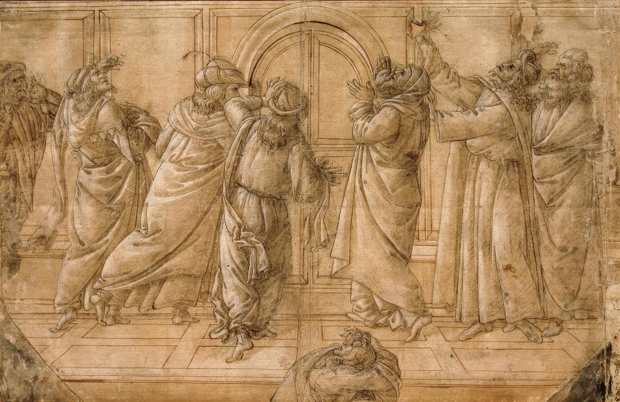 Die Juden ja Pfingsten tekijältä Sandro Botticelli