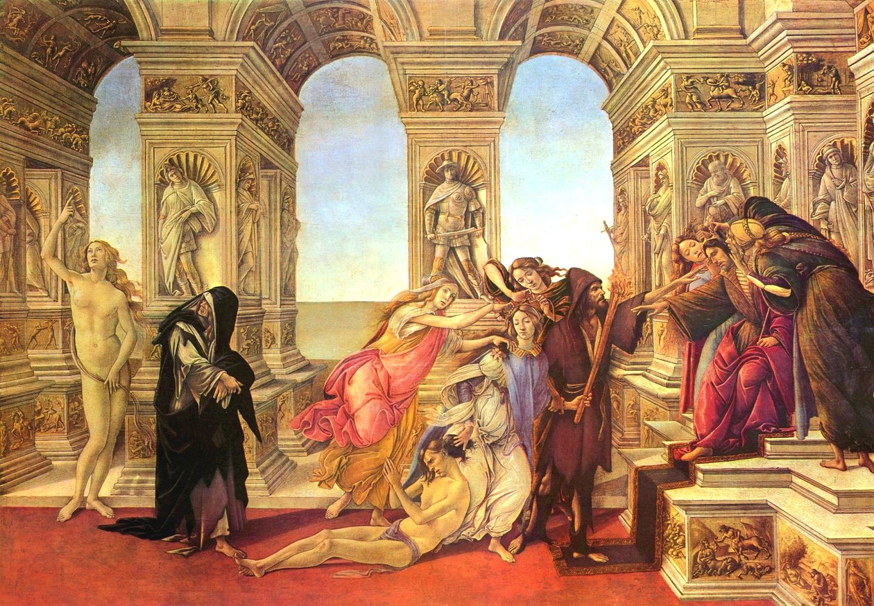 Apellesin kunnianloukkaus tekijältä Sandro Botticelli
